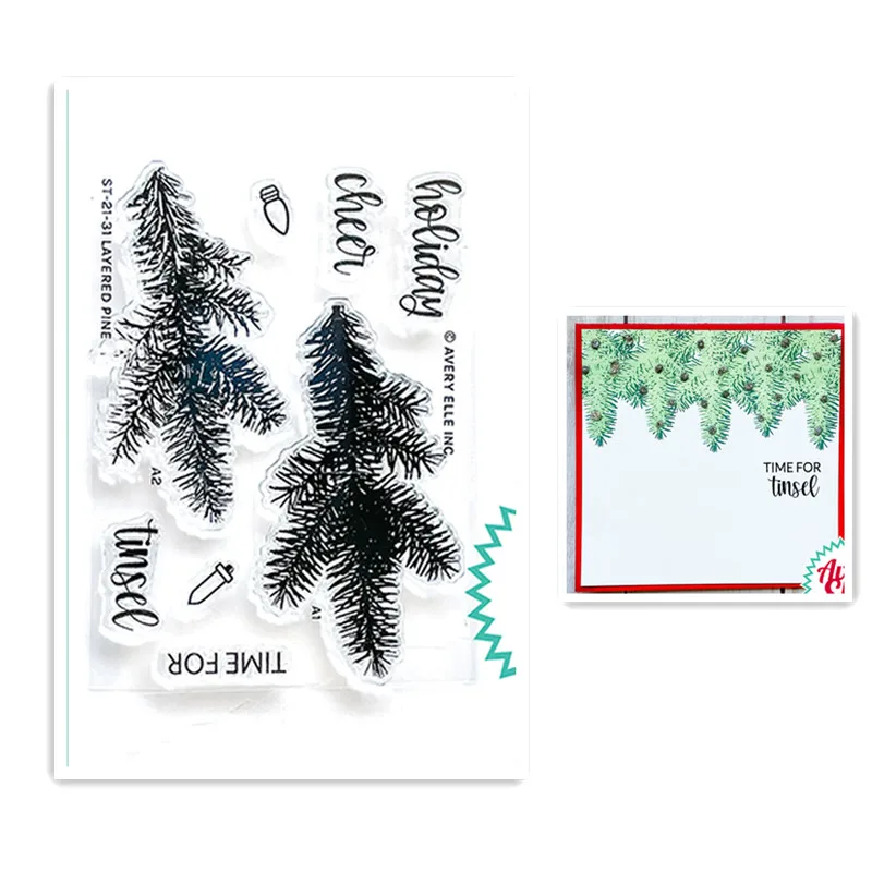

HOLIDAY Metal Cutting Dies and Stamps for DIY Scrapbooking Paper Card Decor Handmade Photo Album Craft Transparent Supplies
