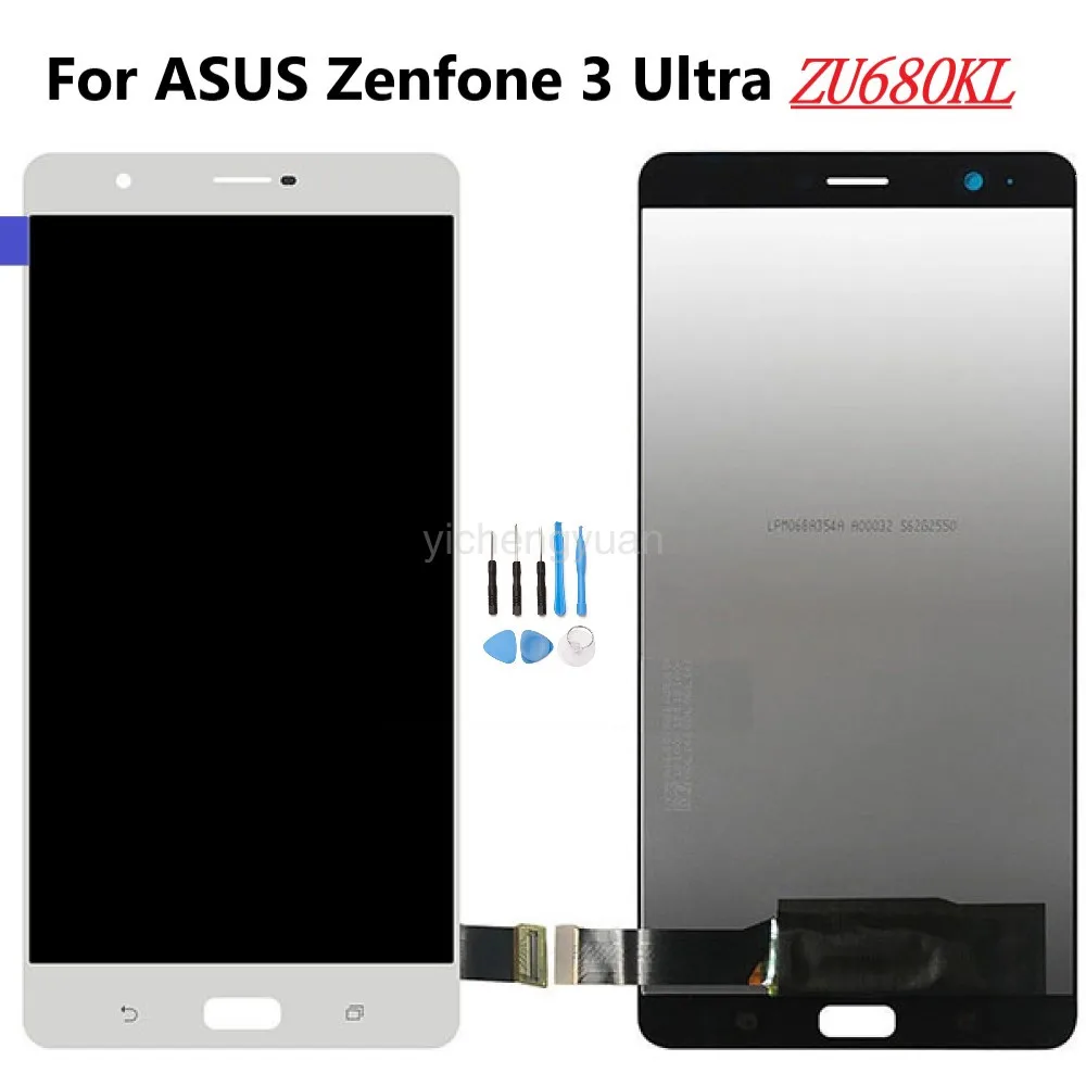 Оригинальный ЖК дисплей для Asus Zenfone 3 Ultra ZU680KL A001 сенсорный экран с дигитайзером в