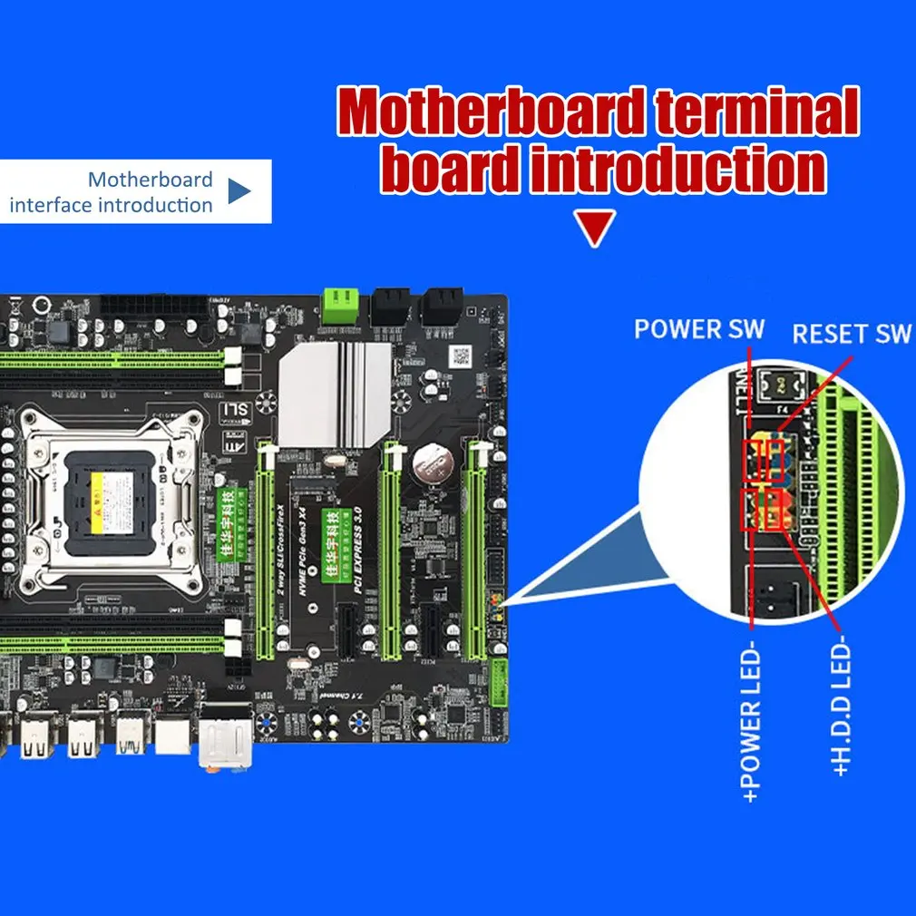 Kaufen X79T DDR3 PC Desktops Motherboard LGA 2011 CPU Computer 4 Kanal Gaming Unterstützung M.2 E5-2680V2 I7 SATA 3,0 USB 3,0 Für Intel B75