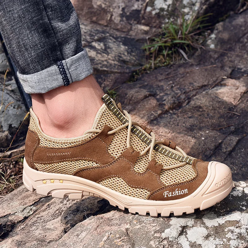 

Sandalias Hombre Verano Summer Men Slippers Zomerschoenen Heren Shoes Beach Sandals Men's Tactical Boots Low Work