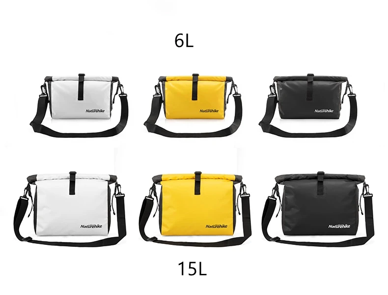 Naturehike 6L/15L сухой мешок влажной сухой разделения Каякинг дрейфующий пляж сухой портфель с одной лямкой сумка для плавания хранения