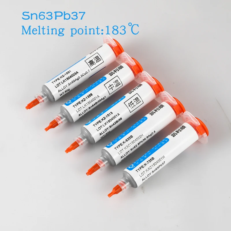 

Паяльная паста Kellyshun Sn63Pb37 для плат IC, паяльная паста для ремонта светодиодов мобильный телефон