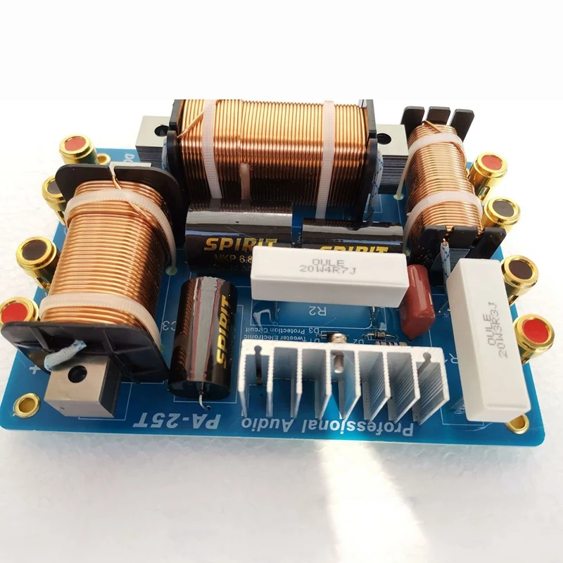 

1200W Audio Speaker 2 Way Frequency Divider Dual Bass Tweeter 2 Unit Crossover Filter for 12-18 Inch Speaker KTV Stager