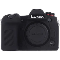 for panasonic lumix g9 silicone rubber camera protective body case skin camera bag protector cover