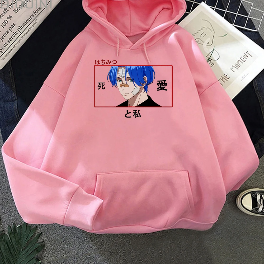 

SK8 The Infinity Japanese Anime Hoodies Streetwear Women Long Sleeve Print Loose Sweatshirts Vintage Colors 12 Kpop Clothes Wram