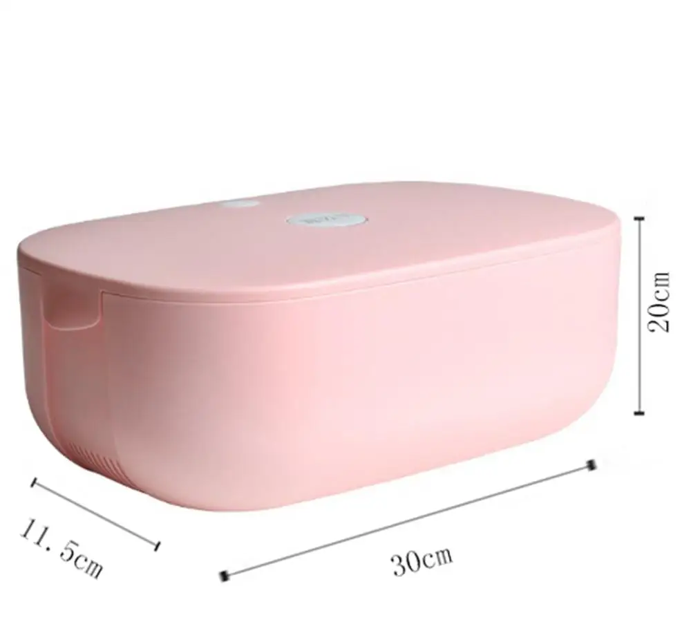

Mini Electric Dryer Household Drying Travel Portable Underwear Storage Dry Clothes Box UV sterilization,Pink,1-Pack