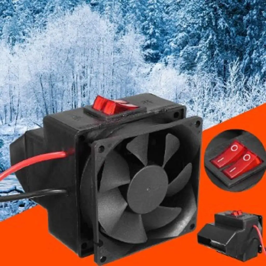 Car Heater Interior Car Warmer 12V Truck Car Heat Cooling Fa