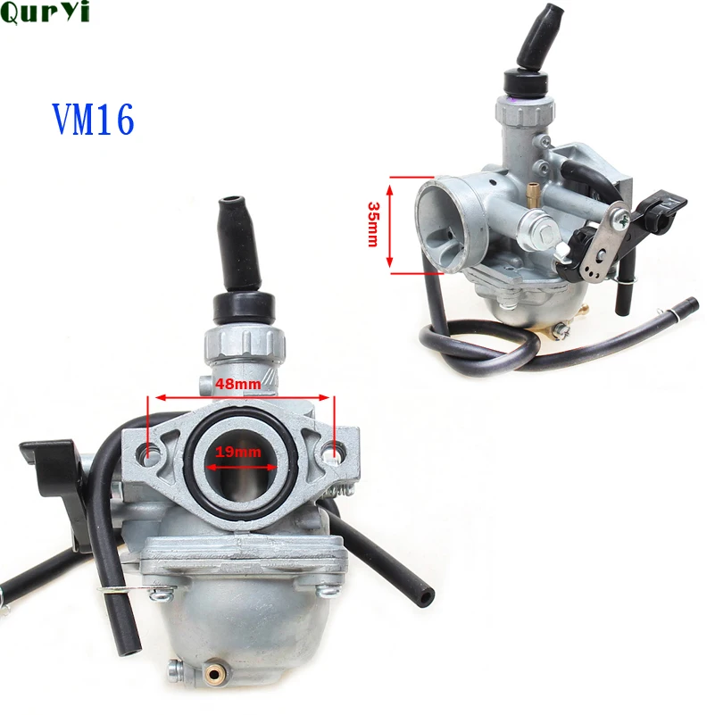 Карбюратор для мотоцикла VM16 19 мм PZ19 карбюратор Mikuni 50 70 90 110 CC|Карбюратор| |