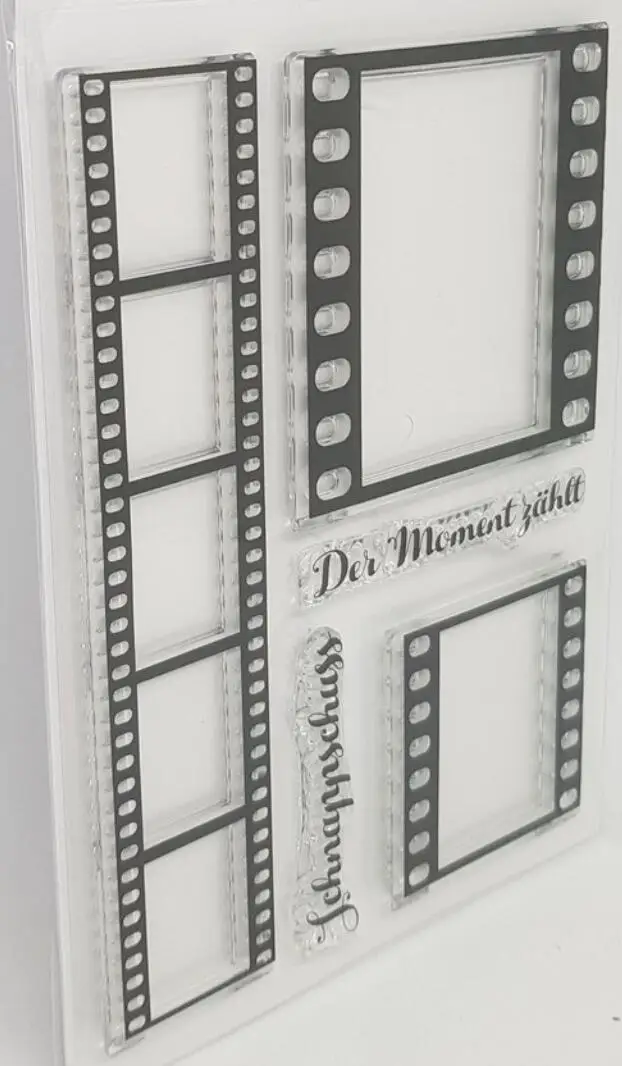 Filmstreifen немецкий прозрачный силиконовый штамп/печать для DIY скрапбукинга/альбома