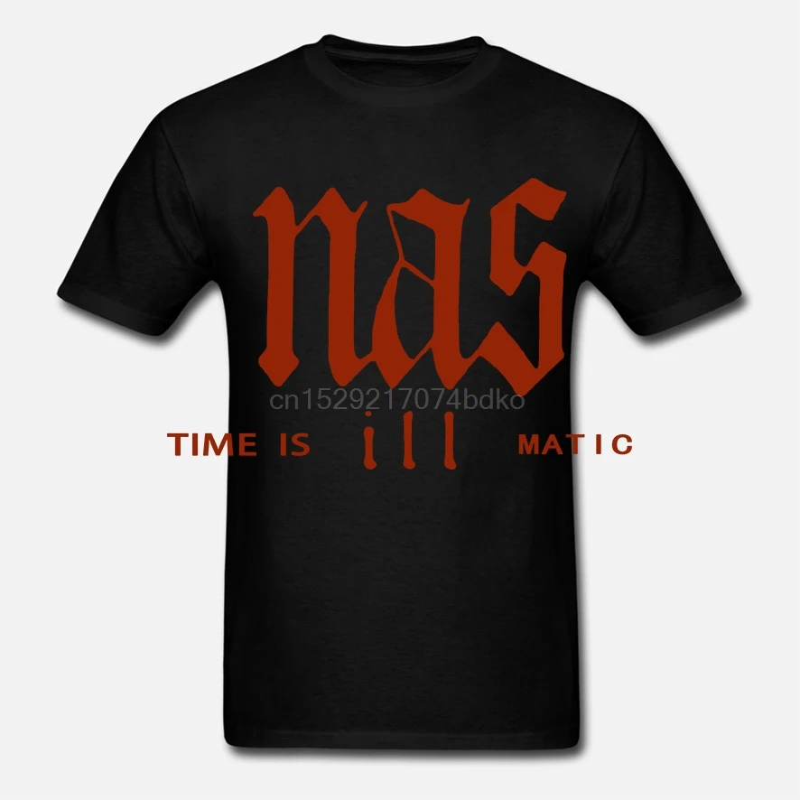 Новый Nas Illmatic альбом Обложка Мужчины & футболка (2)|Мужские футболки| |