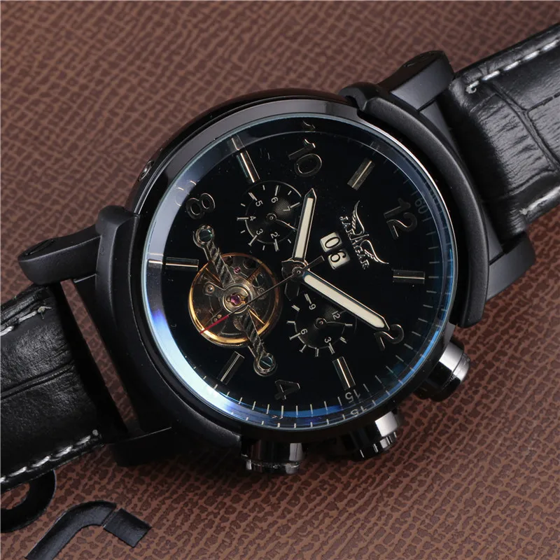 Мужские часы для отдыха циферблат свободное колесо полностью автоматические