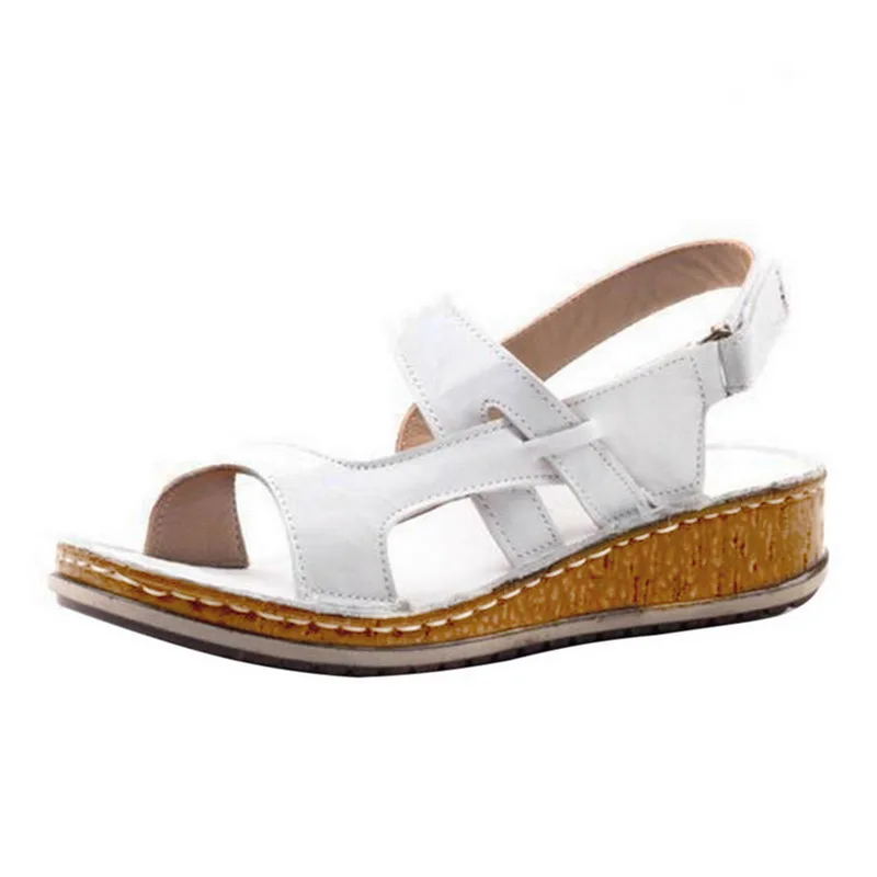 

Women's Large Size Sandals Summer New College Style Low Heel Wedge Casual Sandals Fashion Ladies Sandals Footwear 35-43