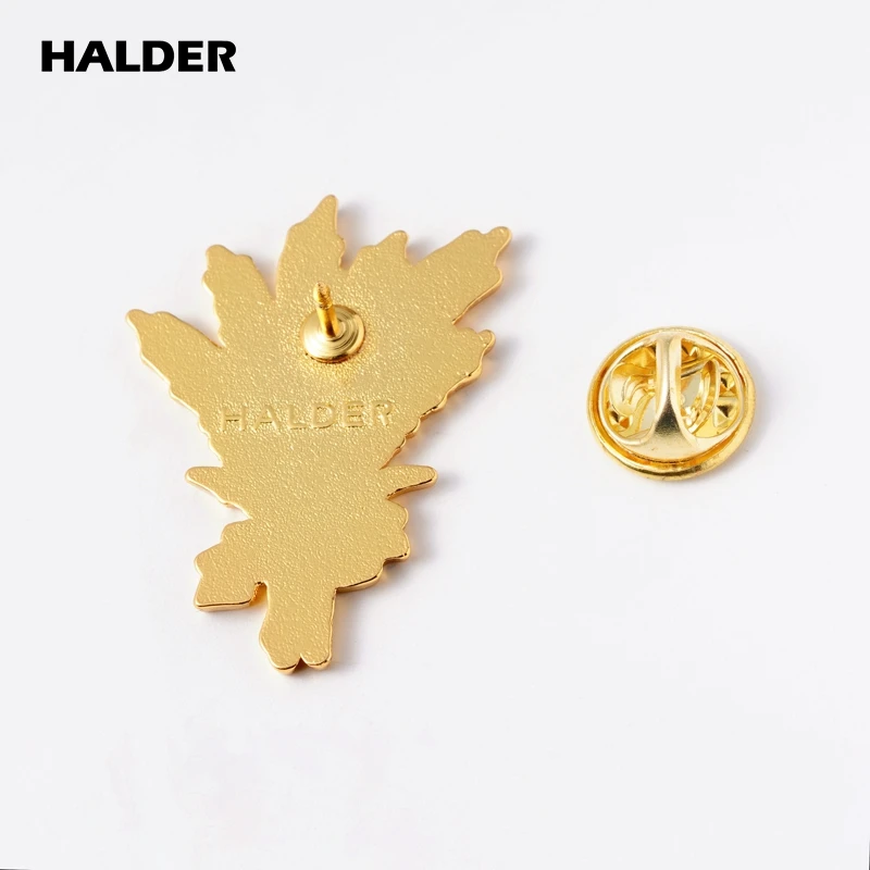 Брошь из денима с ушками пшеницы и риса