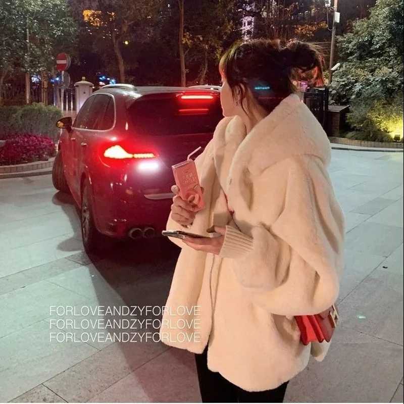 Женская флисовая куртка с капюшоном из меха норки Y2K новинка зимы 2021 Модная