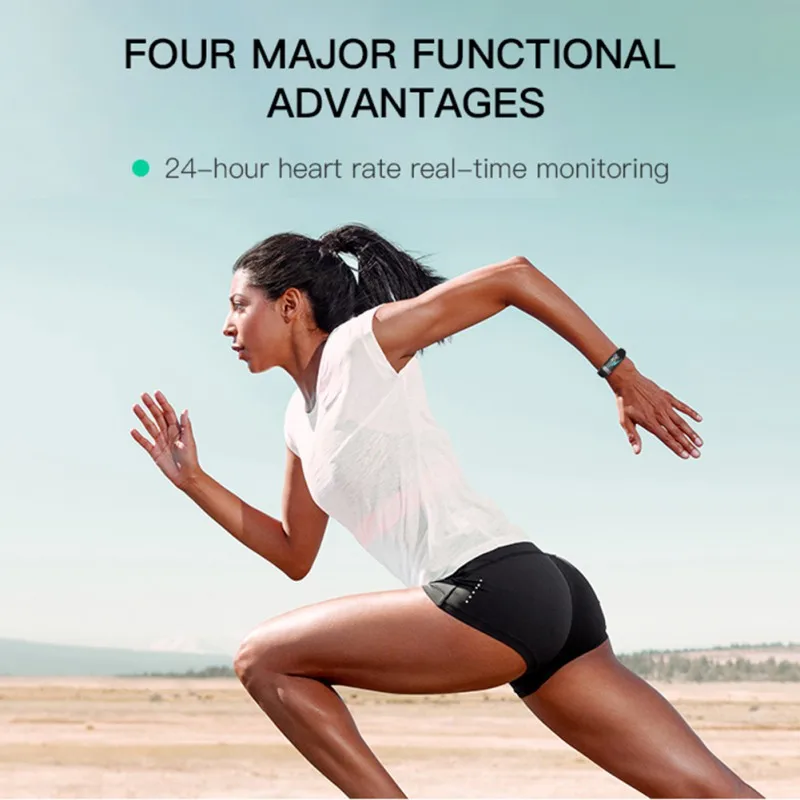 

Color Screen Smart Wristband IP67 Anti-water Color Screen Smart Wristband Multi-function Sports Smart Wristband