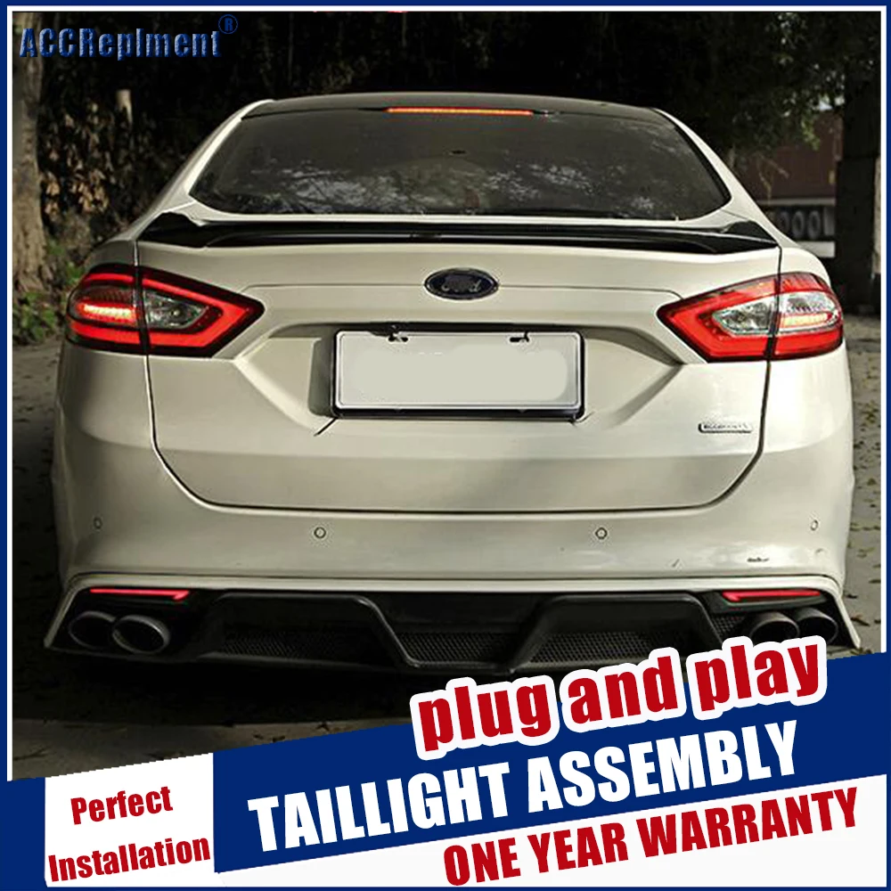 Автомобильный Стайлинг светодиодный полный задний фонарь для Ford Fusion Mondeo хвост