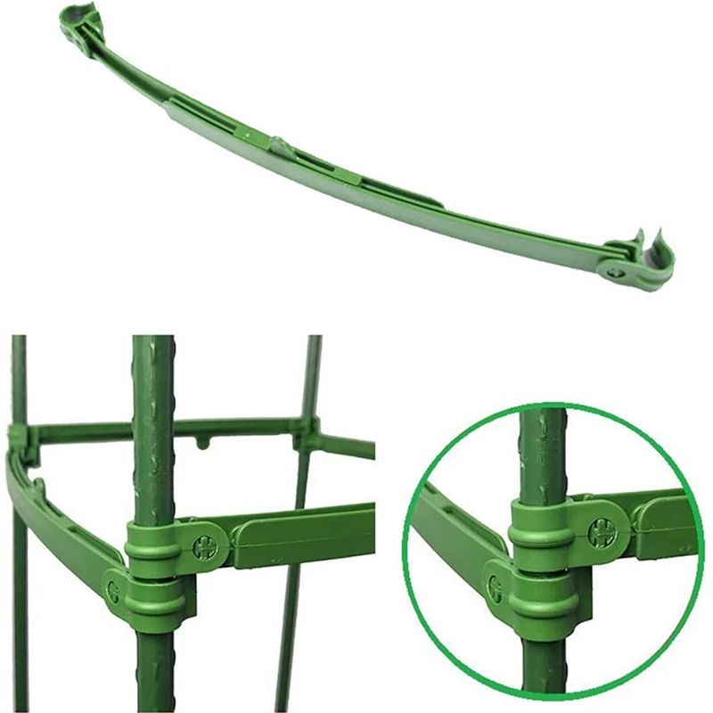 20 Pcs Tomato Trellis Connectors Stake Arms & 20Pcs Agriculture Grafting Stakes Connector Clip | Дом и сад