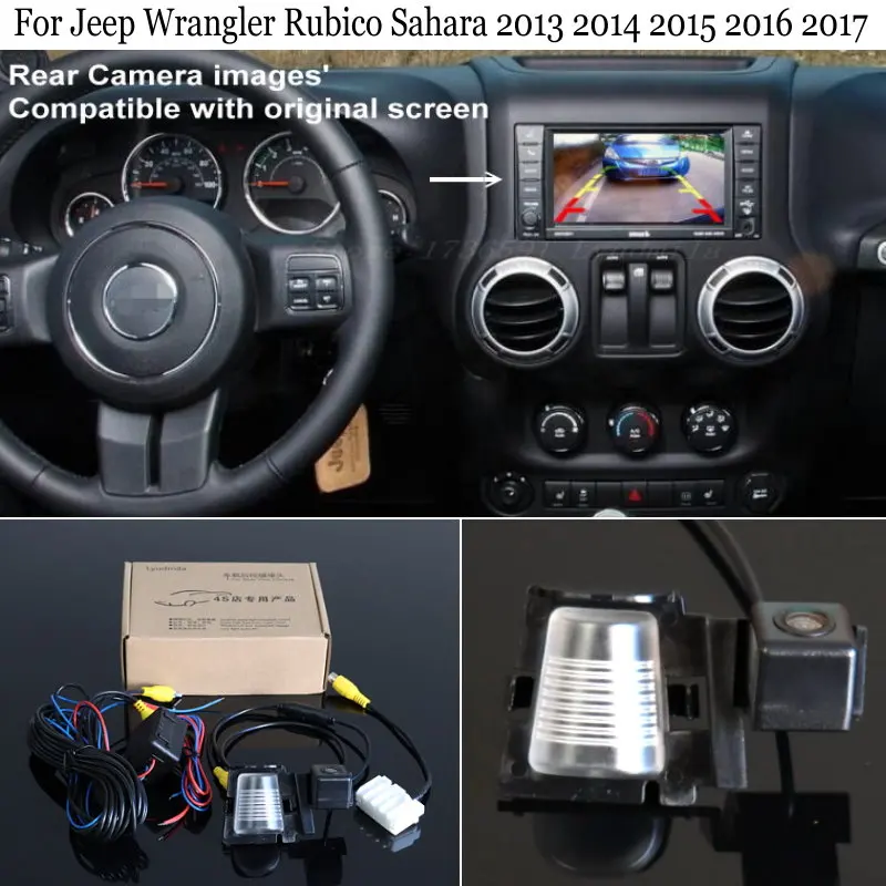Переходник для камеры заднего вида Jeep Wrangler Rubico Sahara 2013 2014 2015 2016 2017 RCA|connect reverse