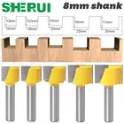 1 шт. 8 мм угловой круглый фрезерный станок с подшипником, Фрезерный резак для деревообработки, инструмент из карбида вольфрама