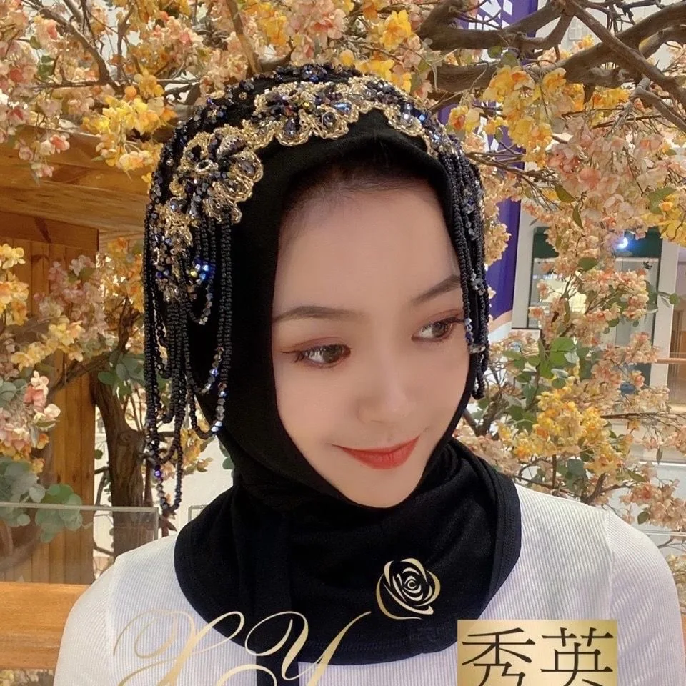 Повседневная одежда высокого качества хиджаб Бисероплетение модные шали|scarf