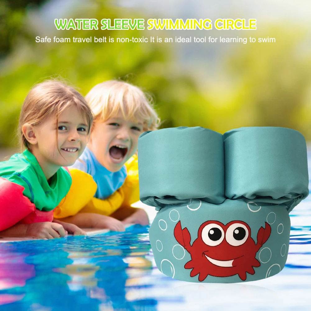 

Kids Swimming Floats Ring Arm Sleeve Swim Floating Armbands Child Floatable Pool Safety Gear Foam Swimming Training Holder