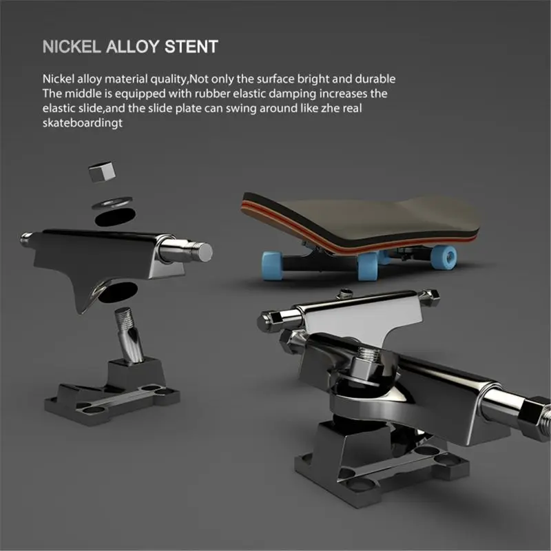 

1Set Finger SkateBoard Wooden Fingerboard Toy Professional Stents Fingers Skate Set Novelty Children Christmas Gift