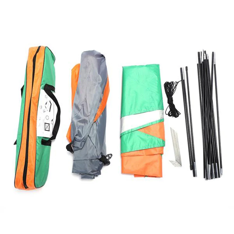 

3-4 Person Sun Protection Tent Camping Tents Travel Family Rainproof Windproof Sunshade Awning UV Beach Camping Hiking Tent