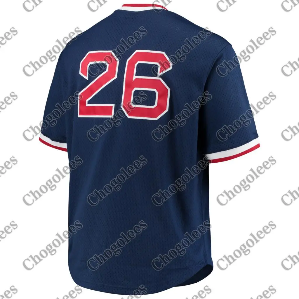 

Baseball Jersey Wade Boggs Boston Mitchell & Ness Big & Tall Cooperstown Collection Mesh Batting Practice Jersey - Navy