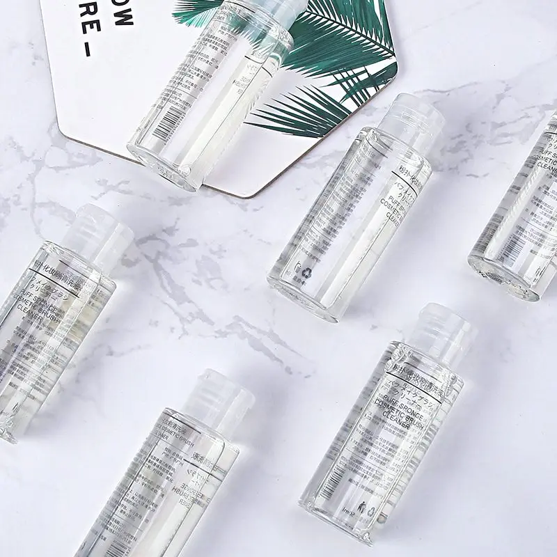 Портативная Кисть для макияжа спонж пудры средство очистки удаление грязи