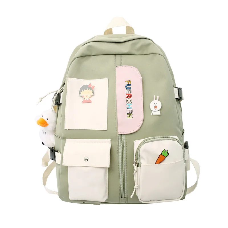 

NEW Multiple pocket Waterproof nylon Women Backpack Large capacity Schoolbag for teenage girls Travel bag Lovely book Mochila