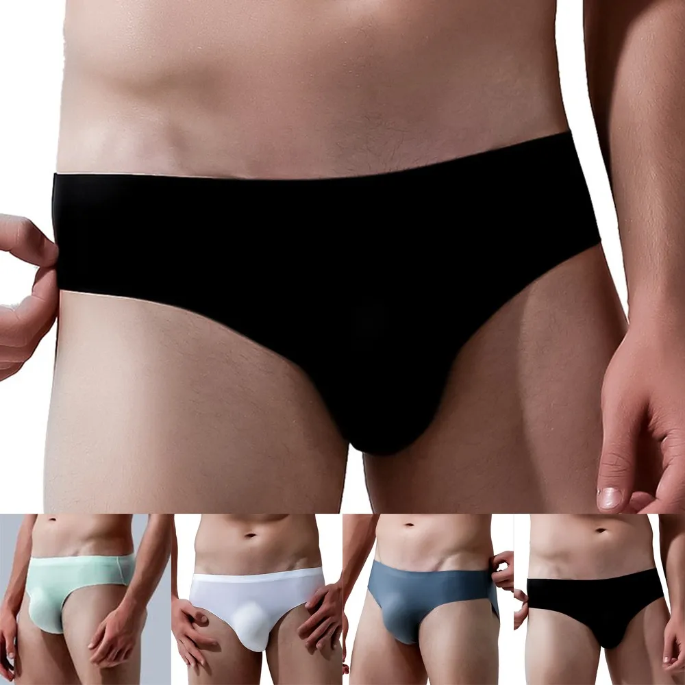

Mens Sexy Underpants Plus Size Convex Pouch Underwear Breathable Shorts Bikini Jockstrap Gay Slip Homme Srting Quick Dry Briefs