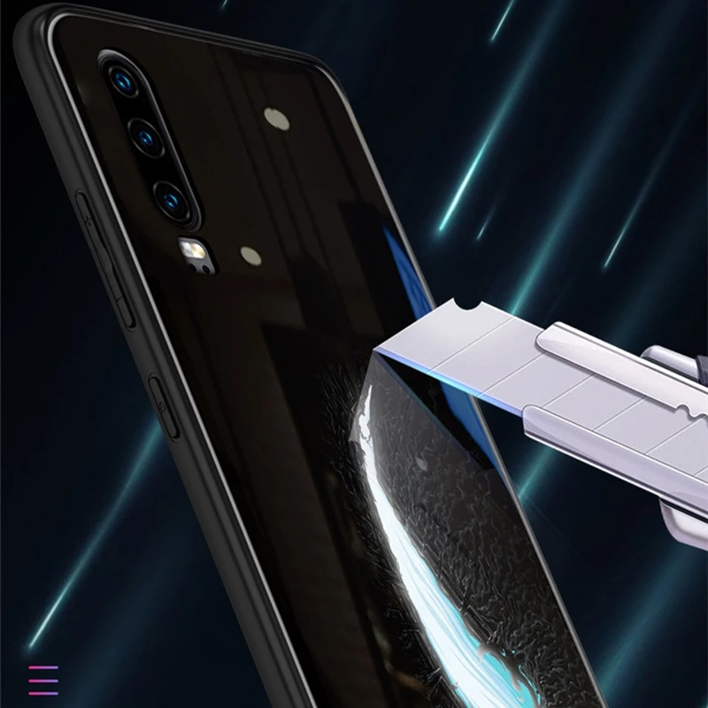 Чехол RGB для HUAWEI mate 30/30 pro P20/P30/P30 PRO чехол с голосовым управлением светодиодной
