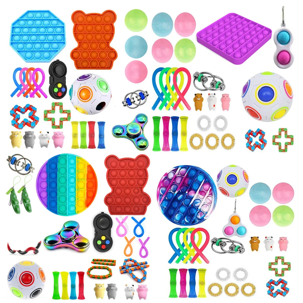 

29/25Pcs Fidget Toy Set Cheap Sensory Fidget Toys Pack for Kids or Adults Decompression Toy fidjets toys pack  Hot