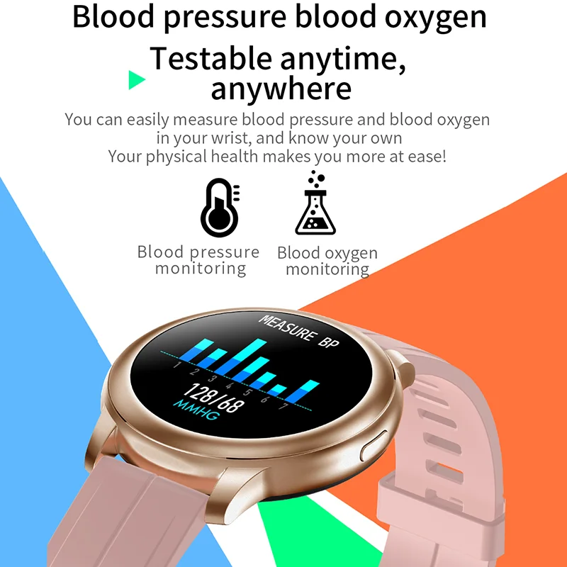 

Smart Watch Women Fashion Full Touch Round Screen Music Bluetooth Call Phone Pedometer Exercise Mode Sport Watches Men 2020 New