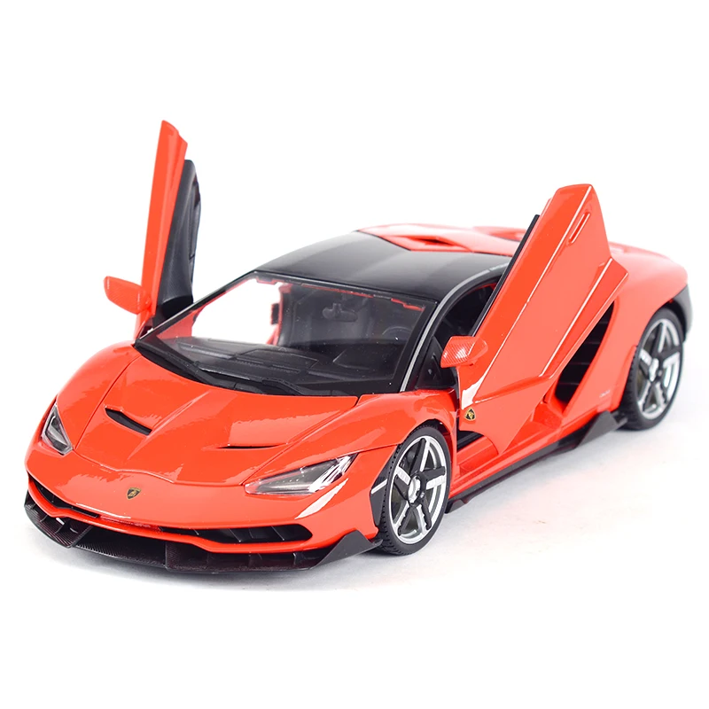 Красный Maisto 1:18 центенарио LP770-4 спортивный автомобиль статическая литая модель сплава Модель автомобиля - Цвет: Красный