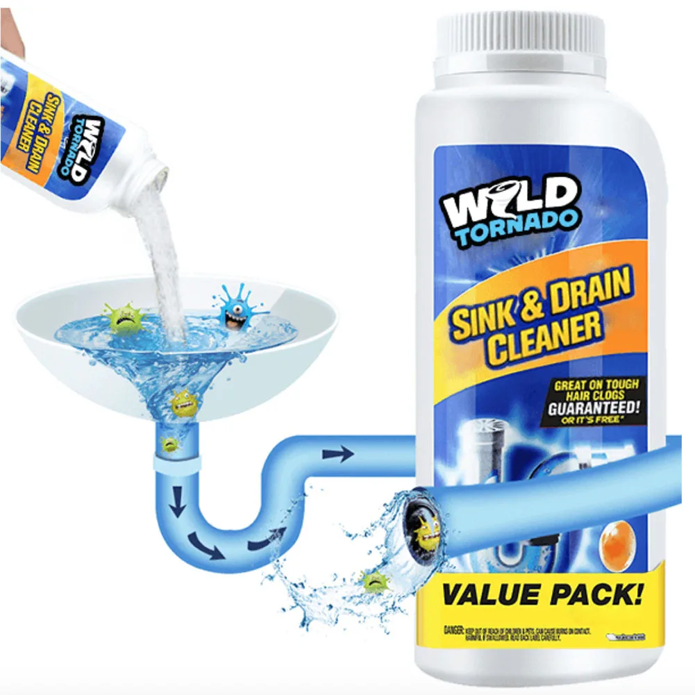 

Sink& Drain Cleaner Powerful Pipe Dredging Agent Quick Foaming Toilet Cleaner Super Clog Remover Toilet Clogging Cleaning Tool