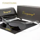 Поляризованные солнцезащитные очки YUNSIYIXING мужские спортивные солнцезащитные очки из алюминиево-магниевого сплава для вождения рыбалки винтажные очки 6518 солнцезащитные очки