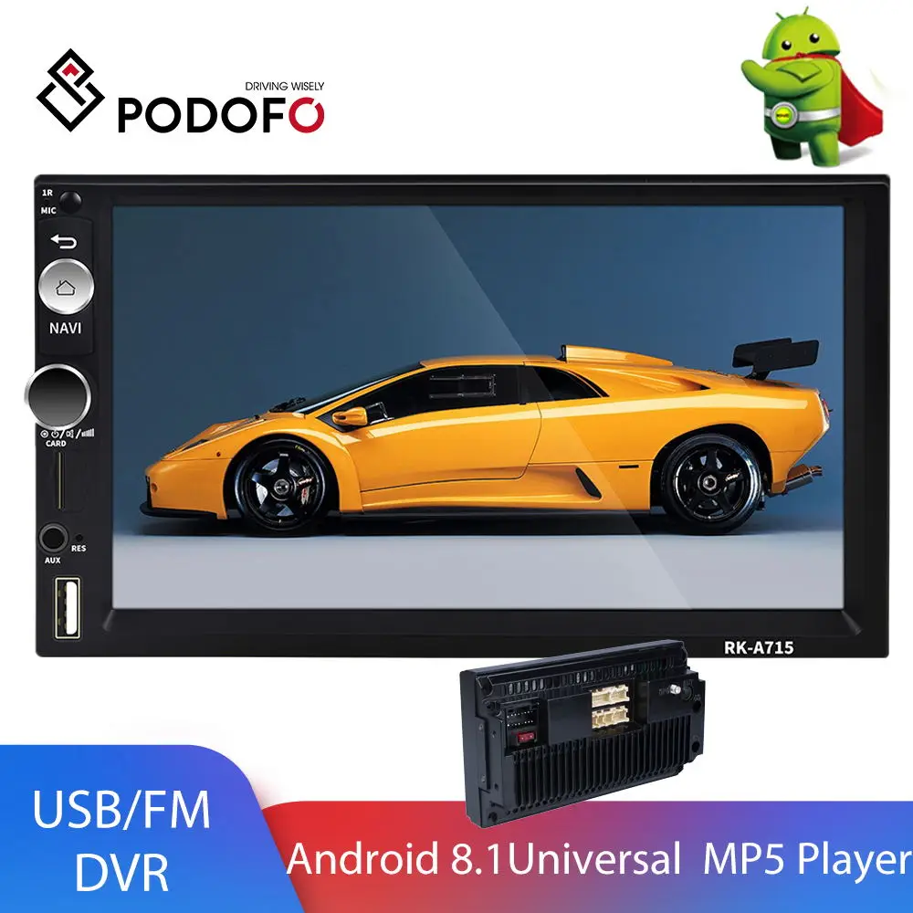 

Podofo 2 din Android Car Multimedia Player Universal Car Radio 2din GPS Autoradio For Volkswagen Nissan Hyundai Kia toyota CR-V