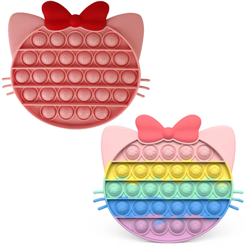 Figet Popit мышь мягкими пуш ап пузырь анти стресс декомпрессии снятие стресса