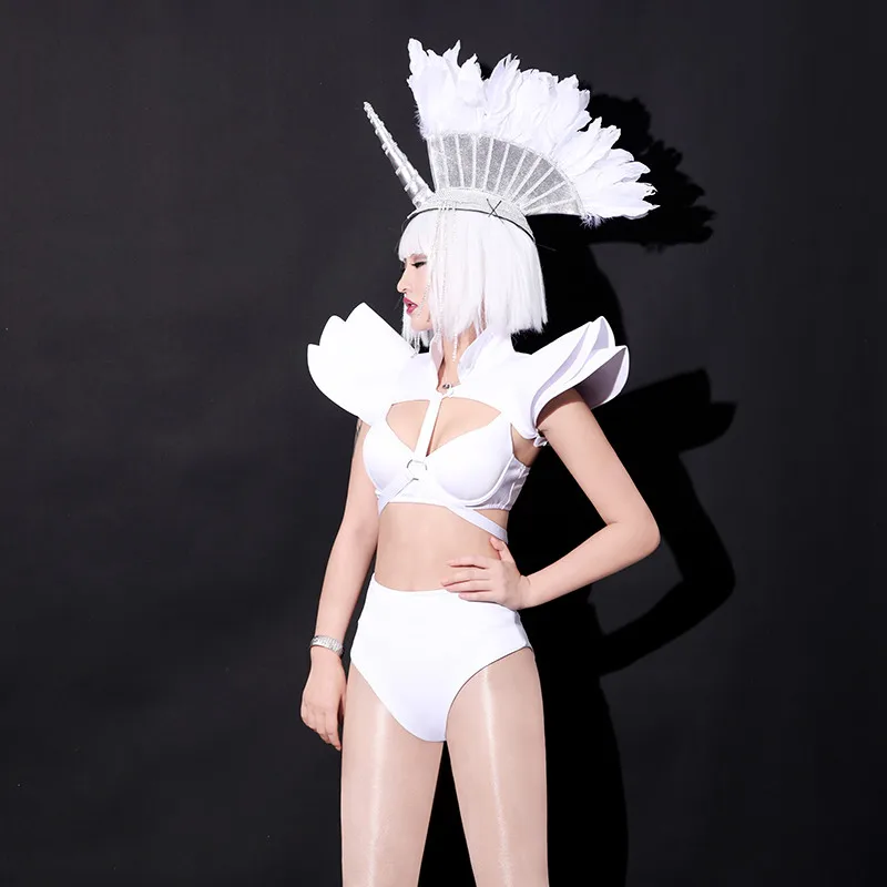 

Jazz Dance Costume Sexy Women Stage Show Outfits Nightclub Bar Singer Gogo Dancer Costume Suit Women Performance Dance Wear