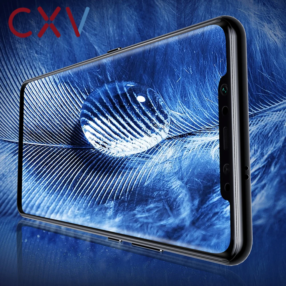 CXV закаленное стекло для Xiaomi mi 8 Lite 9 x 3 Plus Защитная пленка экрана Red Note 6 Pro Pocophone F1
