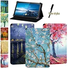 Чехол для планшета Lenovo Smart Tab (M10M10 LTE) 10,1 дюймаSmart Tab (M8M8 LTE) 8 дюймовLenovo Tab M10-защитный чехол с рисунком + ручка