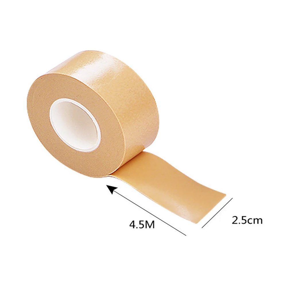 

2.5cmx4.5m Bandage Medical Rubber Plaster Tape Self-adhesive Elastic Wrap Anti-wear Waterproof Heel Sticker Foot Pad