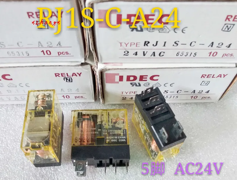 

Реле RJ1S-C-A24 AC24V One-on-One-Off 5 футов переменного тока