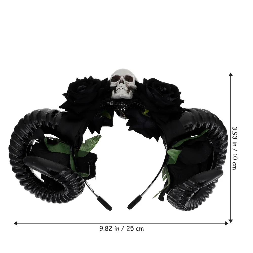

Scary Skeleton Spoof Headdress Masquerade Supply Movie Prop