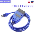 Считыватель кодов FT232RL VAG-COM 409,1 Vag Com KKL 409, VAG 409 KKL OBD2, USB-кабель, диагностический интерфейс