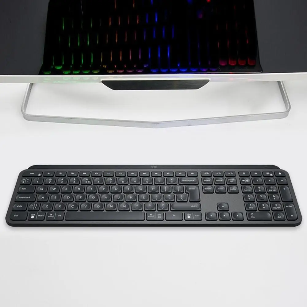 Logitech MX Keys 2.4GHz Bluetooth Gaming Keyboard Dual Mode Backlight Rechargeable Easy-Switch 109 Keys Wireless Keyboard