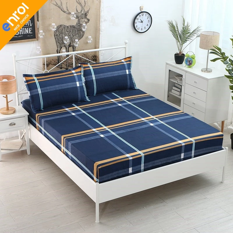 Цветная юбка для кровати эластичная лента гостиницы тонкая трехслойная простыня