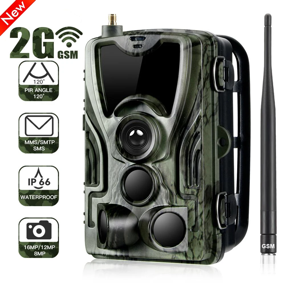 2G Trail Камера HC801M Охота Камера s 16MP 1080P SMS дикой природы инфракрасные камеры ночного видения MMS фото ловушка камеры наблюдения