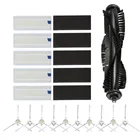 Боковая щетка + фильтр, набор губок, для пылесоса 360 S6, для роботов-пылесосов Rowenta EXPLORER Series 20, запчасти для пылесоса